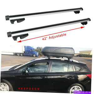 [tLA XoCvbT5drnb`01-15㏸[t[NXo[וLA For Subaru Impreza 5DR Hatch 01-15 Raised Roof Rail Cross Bars Luggage Carrier