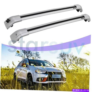 [tLA OHAEg_[X|[cASX 2010-2022[tbN[̃Vo[NXo[ Silver Cross Bars For Mitsubishi Outlander Sport ASX 2010-2022 Roof Rack Rails