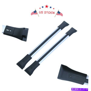 ルーフキャリア 新しいルーフラッククロスレールパッケージシルバー84130842フィット2010-17 GMCアカディアGM USA New Roof Rack Cross Rail Package Silver 84130842 Fits 2010-17 GMC Acadia GM USA