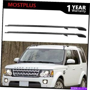 ���[�t�L�����A �����h���[�o�[�f�B�X�J�o���[�̂��߂̃u���b�N���[�t���[��2006-2013 LR3 LR4�ו��L�����A Black Roof Rail For Land Rover Discovery 2006-2013 LR3 LR4 Luggage Carrier�y���s�A���i�z