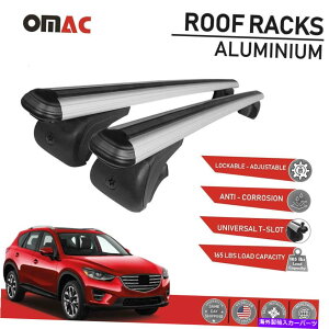 [tLA [tbNNXo[וLAZbg}c_CX-5 2013-2016 Roof Rack Cross Bars Luggage Carrier Set Silver for Mazda CX-5 2013-2016