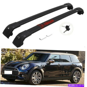 [tLA ~jNu}̂߂2pubN2016-2022[tbN[NXo[וLA 2P black for MINI Clubman 2016-2022 Roof Rack Rail Cross bar luggage carrier