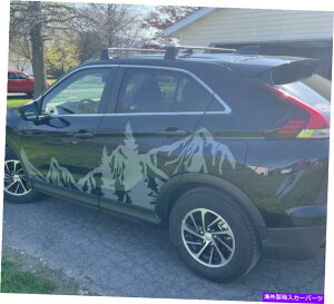 [tLA OHGNvXNXSUV 2022-Vo[ɐݒ肳ꂽ[tbNNXo[ Roof Rack Cross Bars Set for Mitsubishi Eclipse Cross SUV 2022- Silver