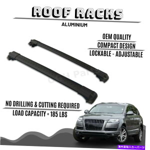 [tLA AEfBQ7 2007-2015fp̃A~jE[tbNo[NXo[bNbN ALUMINIUM ROOF RACK BAR CROSS BARS RACK FOR AUDI Q7 2007-2015 MODELS