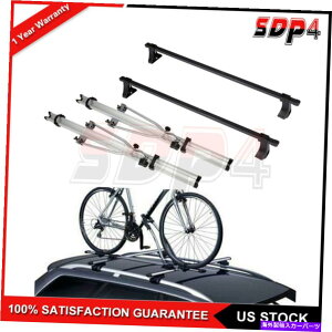 [tLA jo[T48 "[tbNNXo[2o[+yAoCNbN}Ee]ԃgbv}Eg Universal 48" Roof Rack Crossbar 2-Bar+Pair Bike Rack Mountain Bicycle Top Mount