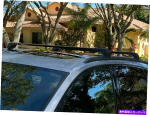 [tLA AEfBQ7 2019-2021p̍[tbNNXo[ Black Roof Rack Cross Bars for Audi Q7 2019-2021