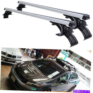 [tLA z_VrbNFG 48 "122cmJ[gbv[tbNNXo[ݎԑDA~jE For Honda Civic FG 48" 122cm Car Top Roof Rack Cross Bar Cargo Carrier Aluminum