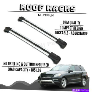[tLA ZfXxcML-NXW166̃A~jE[tbNo[NXo[i2012-2015j ALUMINIUM ROOF RACK BAR CROSS BARS FOR MERCEDES BENZ ML- CLASS W166 (2012-2015)
