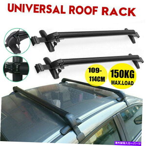 [tLA 43.3 ''jo[TJ[I[ggbv[tbNNX`[uo[ݕוLA 43.3'' Universal Car Auto Top Roof Rack Cross Tube Bars Cargo Luggage Carrier