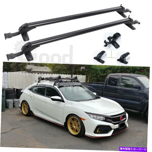 [tLA z_VrbN2016-2021J[gbv[tbNNXo[43.3 "bNA~jEt For Honda Civic 2016-2021 Car Top Roof Rack Cross Bar 43.3" with Lock Aluminium
