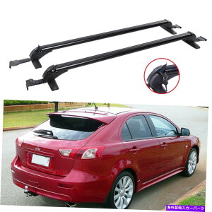 ルーフキャリア 三菱ランサーのためのスポーツバック43.3 "ルーフラックトップクロスバー荷物キャリア For Mitsubishi Lancer Sportback 43.3" Roof Rack Top Cross Bars Luggage Carrier