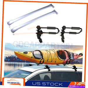 [tLA 2013-2019̓YpXt@C_[[tbNNXo[Vo[[f[eBJbNbN For 2013-2019 Nissan Pathfinder Roof Rack Cross Bars Silver Rail Duty Kayak Rack