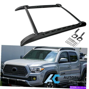 [tLA 05-21g^^R}_uLup̃A~jE[tbNTCh[וLA Aluminum Roof Rack Side Rail Baggage Carrier for 05-21 Toyota Tacoma Double Cab