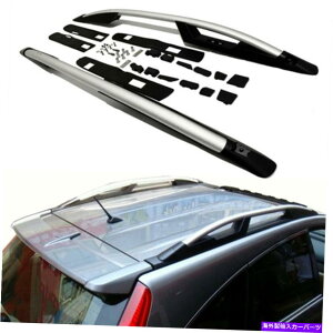 [tLA 2007-2011 Honda CRV CR-VA~jEgbv[tbNוLAVo[2PCS For 2007-2011 Honda CRV CR-V Aluminum Top Roof Rack Luggage Carrier Silver 2PCS