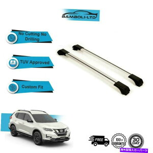 ���[�t�L�����A ���YX-Trail Rouge 2014-Up Roof Rack Cross Bars Rails Alu Grey�Z�b�g�ɓK������ Fits NISSAN X-TRAIL ROUGE 2014-UP Roof Rack Cross Bars Rails Alu GREY SET�y���s�A���i�z