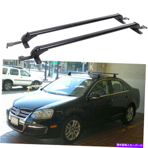 [tLA VWtHNX[QWFb^J[gbv[tbNNXo[43.3 "וݕLA For VW Volkswagen Jetta Car Top Roof Rack Cross Bars 43.3" Luggage Cargo Carrier