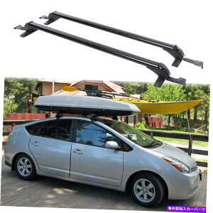 [tLA g^vEXJ[gbv[tbNNXo[ݕוLAp̃bNp for TOYOTA Prius Car Top Roof Rack Cross Bar Cargo Luggage Carrier w/ Lock