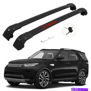 [tLA h[o[fBXJo[2017-2022[tbN[NXo[ݕ^ƎҌubN Black for Land Rover Discovery 2017-2022 Roof Rack Rail Cross bar cargo carrier