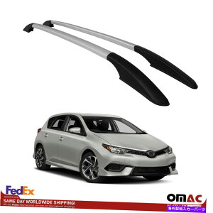 [tLA g^J[IM 2017-2018p̃gbv[tbNTCh[o[A~jEVo[ Top Roof Rack Side Rails Bars Aluminium Silver For Toyota Corolla iM 2017-2018