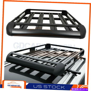 [tLA 50 "x 38"[tbNSUV[tbNNXo[oXPbgוLAubN For 50"X 38" ROOF RACK SUV Roof Rack Cross Bar Basket Luggage Carrier Black