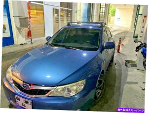 [tLA XoECvbT̂߂̍[tbNNXo[2008-2012O[HBŒ_ Black Roof Rack Cross Bar for Subaru Impreza 2008-2012 WAGOON HB Fixed Point