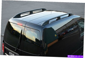 [tLA L1tHNX[QLfBi2016-20jɓK鍕A~jE[tbN[TCho[ Black Aluminium Roof Rack Rails Side Bars To Fit L1 Volkswagen Caddy (2016-20)