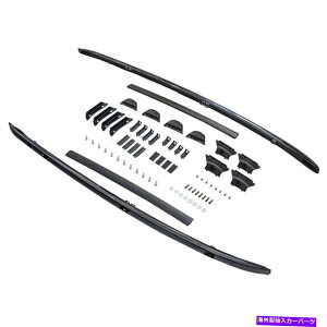 [tLA 4PCSubN\ȃ[tbNTCh[NXo[Lbgz_CRV CR-V 17-20 4Pcs Black Adjustable Roof Rack Side Rail Cross Bar Kit for Honda CRV CR-V 17-20