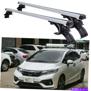 [tLA z_tBbgWY48 "J[gbv[tbNNXo[וLAA~jE For Honda Fit Jazz 48" Car Top Roof Rack Cross Bar Luggage Carrier Aluminum
