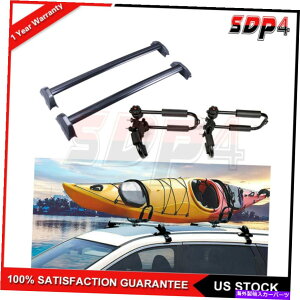 [tLA 02-06z_CRVו+JbNbN̂߂̃gbv[tbNNXo[LA Top Roof Rack Cross Bar Carrier For 02-06 Honda CRV Luggage+ Kayak Rack Foldable