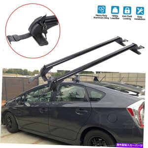 [tLA g^vEX2016 43.3 "J[gbv[tbNNXo[וLAtLAt For Toyota Prius 2016 43.3" Car Top Roof Rack Cross Bar Luggage Carrier w/ Lock