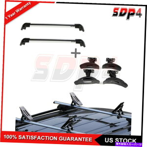 [tLA 13-172xNXo[gbv[tbNq_CT^tFݕ+ 4JbNbNTh 2x Cross Bar Top Roof Rack For 13-17 Hyundai Santa Fe Cargo+ 4 Kayak Rack Saddle