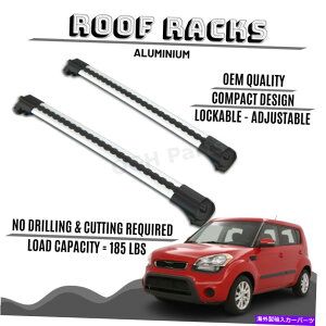 [tLA Kia Soul̃A~jE[tbNo[NXo[bNi2008-2013j ALUMINIUM ROOF RACK BAR CROSS BARS RACK FOR KIA SOUL (2008- 2013)