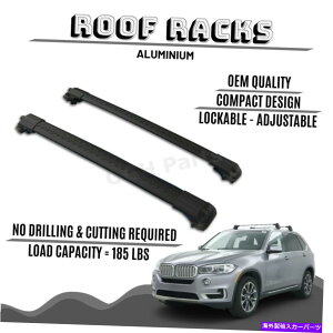 [tLA BMW X5p̃bN\ȃA~jE[tbNo[NXo[bNB 2014-2018f LOCKABLE ALUMINIUM ROOF RACK BAR CROSS BARS RACK FOR BMW X5. 2014-2018 MODELS