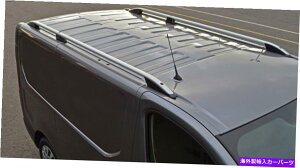 [tLA L2H1m[gtBbNi2014+jɍ悤ɐݒ肳ꂽA~jE[tbN[TCho[ Aluminium Roof Rack Rails Side Bars Set To Fit L2H1 Renault Trafic (2014+)