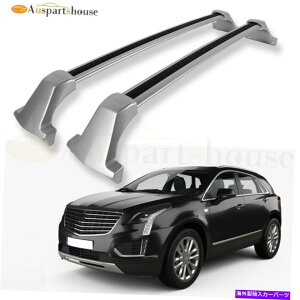 [tLA 2017-2020̃LfbNXT5[tbNA~jEוNXo[ubN For 2017-2020 Cadillac XT5 Roof Rack Aluminum Luggage Cross Bar Black