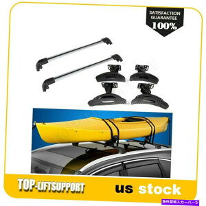 [tLA 2013-18̎OHAEg_[A~jE[tbNNXo[וJbNgbv For 2013-18 Mitsubishi Outlander Aluminum Roof Rack Cross Bars Luggage kayak Top