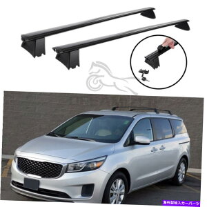 [tLA Kia Sedona 2015-2021 Aluminium Roof Rack Cross BarוLAZbg46 " For Kia Sedona 2015-2021 Aluminum Roof Rack Cross Bar Luggage Carrier Set 46"