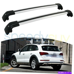 [tLA AEfBQ5̂߂̕čSTOCLbN\ȃNXo[2009-2017[tbN[A~jE US Stocl Lockable Cross Bars for AUDI Q5 2009-2017 Roof Rack Rails Aluminum