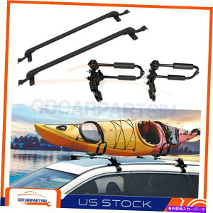 [tLA jo[T[tbNNXo[\48 "-54" w/bN+JbNbNwr[f[eB Universal Roof Rack Cross Bar Adjustable 48"- 54" w/ Lock+ Kayak Rack Heavy Duty