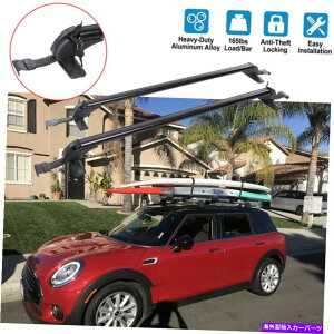 [tLA ~jN[p[2008-2022nb`obNJ[gbv[tbNNXo[43.3 "w/ lock For Mini Cooper 2008-2022 Hatchback Car Top Roof Rack Cross Bar 43.3" w/ Lock