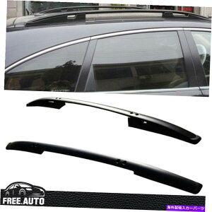 [tLA 2007-2011ɓKĂ܂z_CRV OEt@Ng[X^C[tbNubNTCh[o[ Fit for 2007-2011 Honda CRV OE Factory Style Roof Rack Black Side Rail Bar