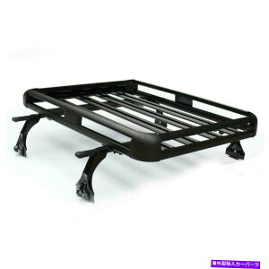 [tLA 50 "x 38"A~jE[tbNSUVݕוLAoXPbgtNXo[ubN 50"X 38"ALUMINUM ROOF RACK SUV CARGO LUGGAGE CARRIER BASKET w/ CROSSBAR BLACK