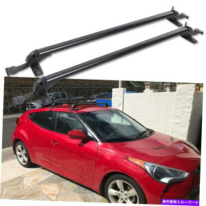 [tLA q_CFX^[J[gbv[tbNNXo[ݕ]ԉוLA For Hyundai Veloster Car Top Roof Rack Cross Bar Cargo Bicycle Luggage Carrier
