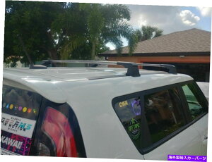 [tLA DIYtBbNX|Cg[tbNNXo[ubNNX[KIA\E2014-2015 DIY FIX POINT ROOF RACK CROSS BAR BLACK CROSS RAIL FOR KIA SOUL 2014-2015