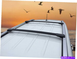 [tLA Audi A4 B5 Avant 1994-2001̃A~jE[tbNNXo[ZbgubNzɎ_ Aluminium Roof Rack Cross Bar Set for Audi A4 B5 Avant 1994-2001 Black Anodised