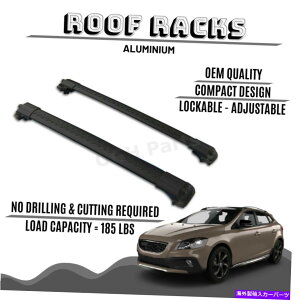[tLA {{V50p̃bN\ȃA~jE[tbNo[NXo[i2004-2012j LOCKABLE ALUMINIUM ROOF RACK BAR CROSS BAR FOR VOLVO V50 (2004-2012)