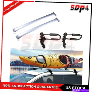 [tLA 13-2019̉וNXo[[tbN܂肽݉\ȃJbNbNtYpXt@C_[ Luggage Cross Bar Roof Rack For 13-2019 Nissan Pathfinder w/ Foldable Kayak Rack