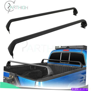 [tLA 05-2020g^^R}p̃[tbNNXo[ubNJ[SוLA Roof Rack Cross Bar Black Cargo Luggage Carrier For 05-2020 Toyota Tacoma