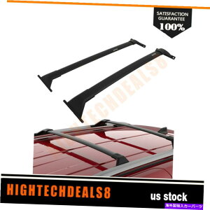 [tLA 2016-2019̃[tbNg^RAV4ווLANXo[ubNyA Roof Rack For 2016-2019 Toyota RAV4 Baggage Luggage Carrier Cross Bar Black Pair