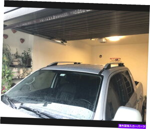 [tLA DF̃A~jE[tbN[TCho[Zbg2 PCStBbgMITSUBISHI L200i2015+j GRAY Aluminium Roof Rack Rails Side Bars Set 2 Pcs Fit Mitsubishi L200 (2015+)